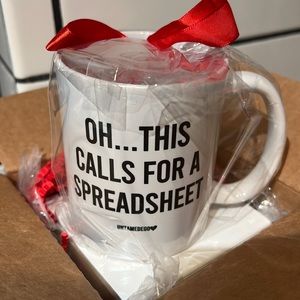 “Oh This Calls for a Spreadsheet” Mug